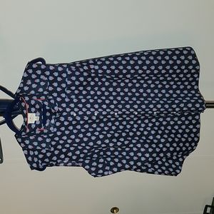 St.John's Bay, sleeveless, collar, button up, NWT